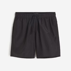 NWT Men's Black Drawstring Swim Shorts - Size S